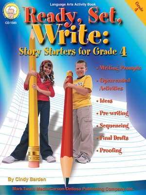 cover image of Ready, Set, Write, Grade 4: Story Starters for Grade 4